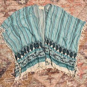 Bobbie & Brooks Beach Cover-up w/ Fringe